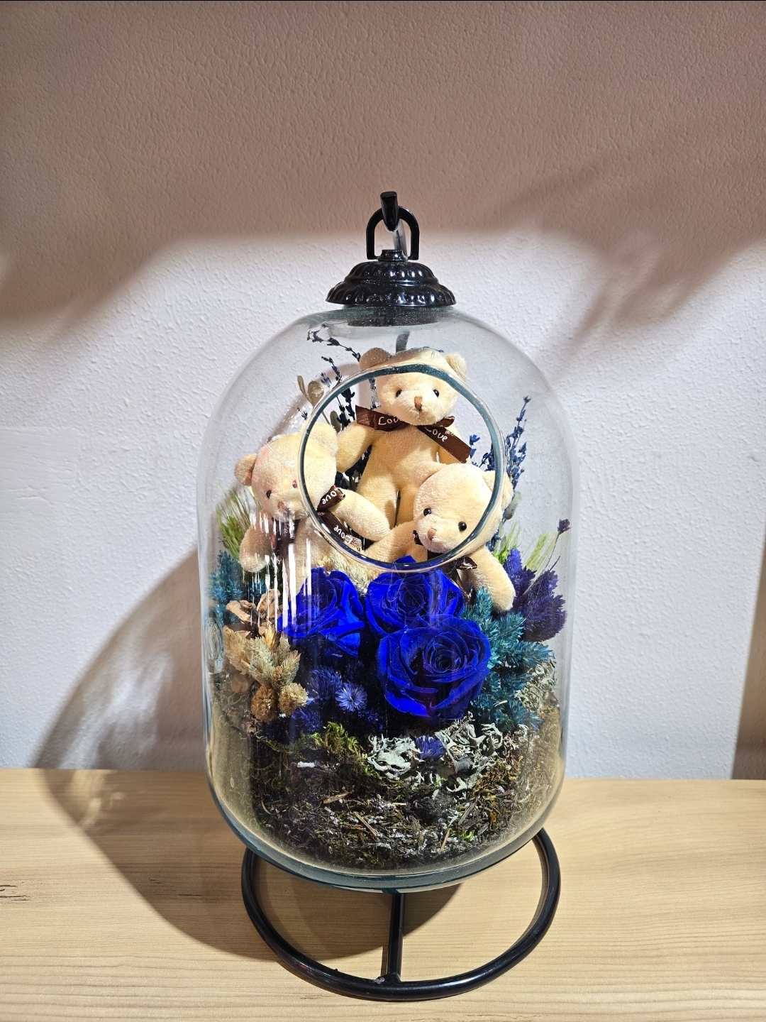 LACİVERT ŞOKLANMIŞ DOĞAL ASKIDA TERARYUM