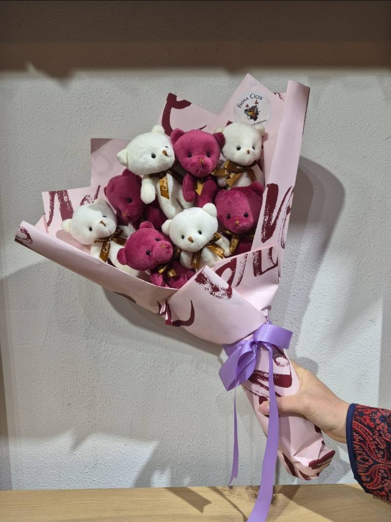 PELUŞ AYICIK BUKETİ 