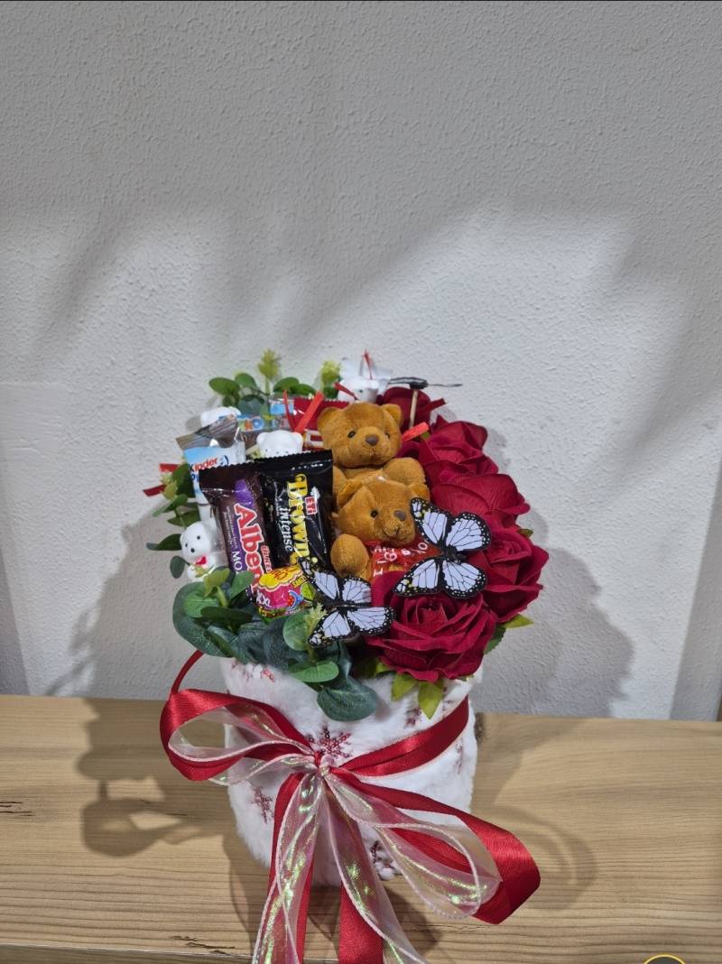 PELUŞLU ÇİKOLATA KUTUSU